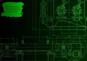 Computer aided design systems. Technical illustrations, background vector