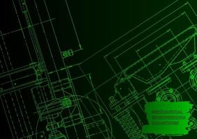 Mechanical instrument making. Technical abstract background vector