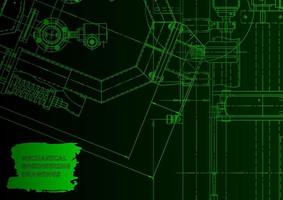 Mechanical instrument making. Technical abstract background vector