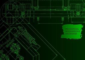 Computer aided design systems. Technical illustrations, background vector