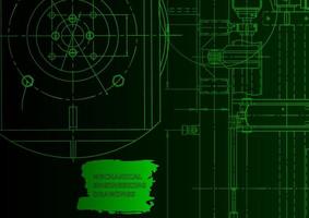 Mechanical instrument making. Technical abstract background vector