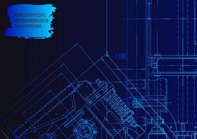 Machine-building industry. Computer aided design systems vector