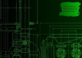 Computer aided design systems. Technical illustrations, background vector