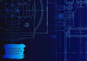 Mechanical instrument making. Technical abstract background vector