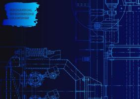 Machine-building industry. Computer aided design systems vector