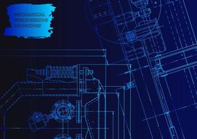 Computer aided design systems. Technical illustrations, background vector