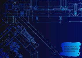 Computer aided design systems. Technical illustrations, background vector