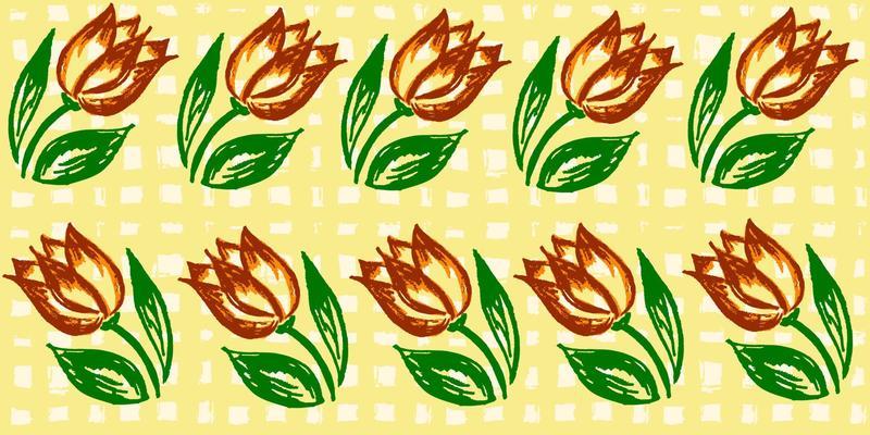 Seamless original pattern. Vector abstract hand drawing