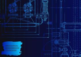 Machine-building industry. Computer aided design systems vector