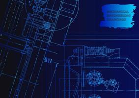 Computer aided design systems. Technical illustrations, background vector