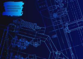 Computer aided design systems. Technical illustrations, background vector