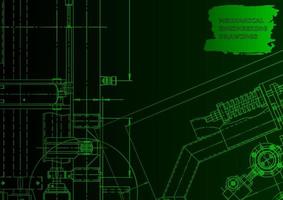 Computer aided design systems. Technical illustrations, background vector