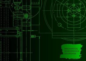 Mechanical instrument making. Technical abstract background vector