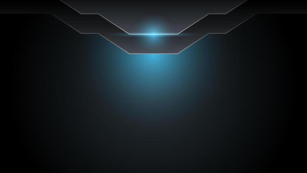 black metal abstract background with overlap layer. technology background design vector