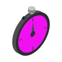 Isometric stopwatch on a white background vector