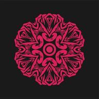 diseño de arte moderno vector mandala con una hermosa mezcla de colores, adecuado para todas las necesidades de diseño publicitario, tanto para diseños de tarjetas de presentación, pancartas, folletos y otros. archivos de formato eps