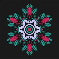 diseño de arte moderno vector mandala con una hermosa mezcla de colores, adecuado para todas las necesidades de diseño publicitario, tanto para diseños de tarjetas de presentación, pancartas, folletos y otros. archivos de formato eps