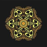 Modern vector mandala art design with a beautiful mix of colors, suitable for all advertising design needs, both for business card designs, banners, brochures and others. EPS format files
