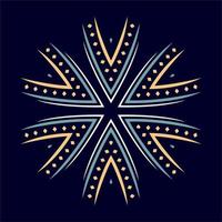 Modern vector mandala art design with a beautiful mix of colors, suitable for all advertising design needs, both for business card designs, banners, brochures and others. EPS format files