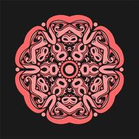 Modern vector mandala art design with a beautiful mix of colors, suitable for all advertising design needs, both for business card designs, banners, brochures and others. EPS format files
