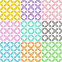 A set of Very beautiful seamless pattern design for decorating, wrapping paper, wallpaper, backdrop, fabric and etc. vector
