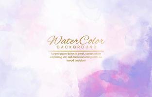 Abstract colorful watercolor for background. vector