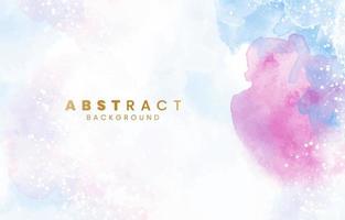 Abstract colorful watercolor for background. vector