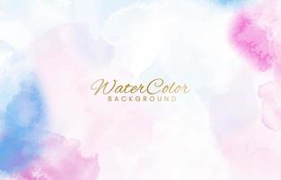 Abstract colorful watercolor for background. vector