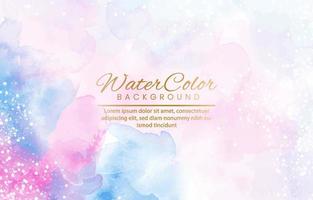 Abstract colorful watercolor for background. vector