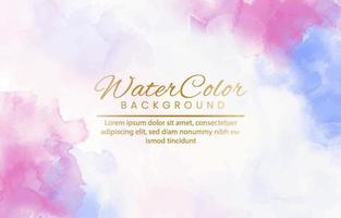 Abstract colorful watercolor for background. vector