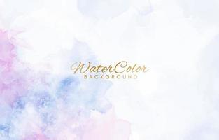 Abstract colorful watercolor for background. vector