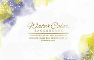 Abstract colorful watercolor for background. vector