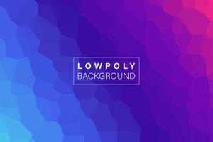 Lowpoly background gradient color vector