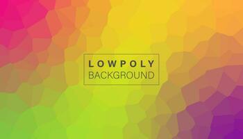 Lowpoly background gradient color vector