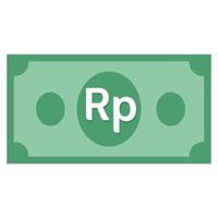 dinero de la rupia indonesia vector