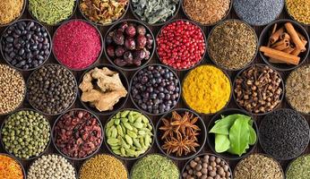 colorful spice background photo