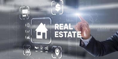 Real estate concept. Buying real estate for business or life photo