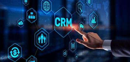 CRM Customer Relationship Management. Customer orientation concept photo