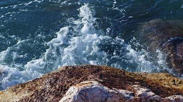 Rocks and Wild Sea Waves video