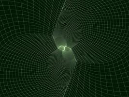 Green vortex abstraction polygonal vector background