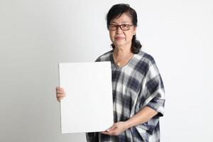 Senior Asian Woman photo