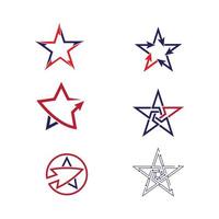 Star icon Template vector illustration