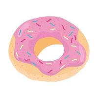 icono de comida deliciosa donut dulce vector