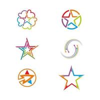 Star icon Template vector illustration