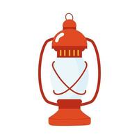 lamp kerozene tool isolated icon vector