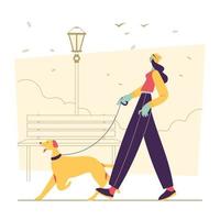 Women With Pet Concept