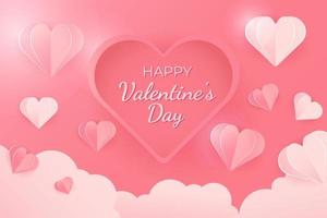 Valentine Heart Background vector