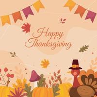 Happy Thanksgiving Background vector