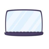 laptop computer portable isolated icon vector