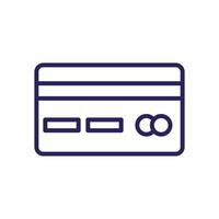 credit card money isolated icon vector